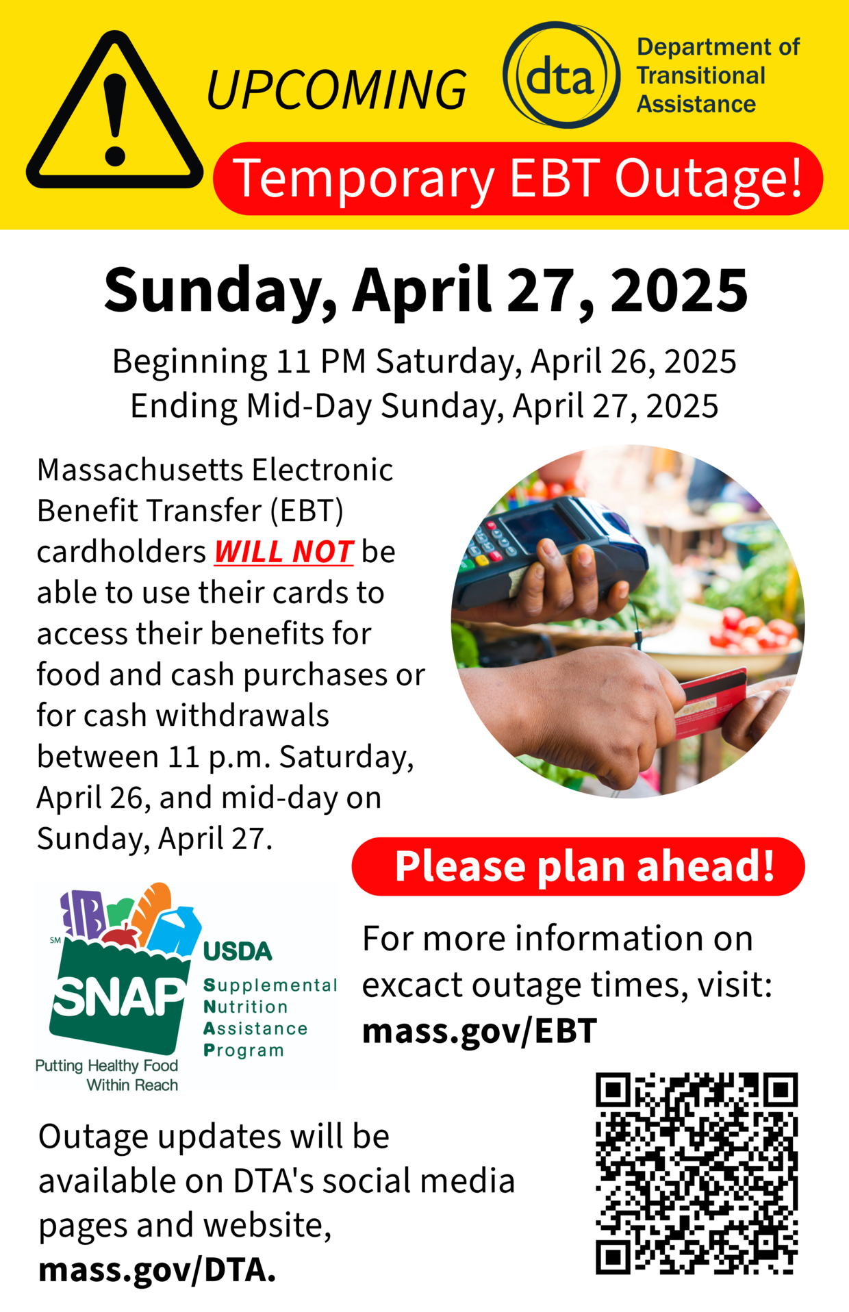 EBT Vendor Change: Important Information | Mass.gov